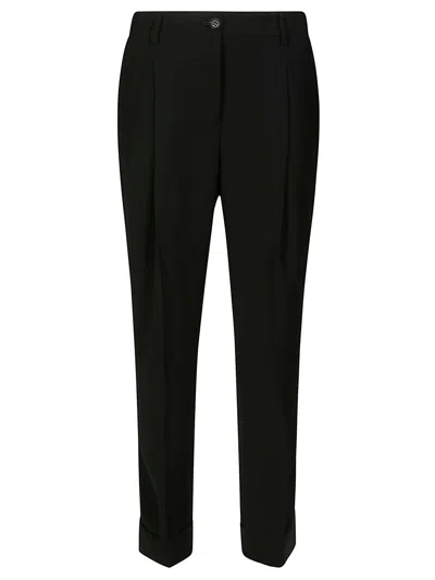 P.a.r.o.s.h Cady Trumpet Trousers In Black