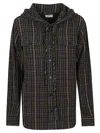 P.a.r.o.s.h Parosh Check Pattern Shirt With Rhinestone Embellishments In Multi