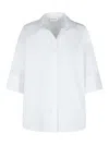 P.a.r.o.s.h White Cotton Shirt In White