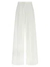 P.a.r.o.s.h Pleated Trousers In White