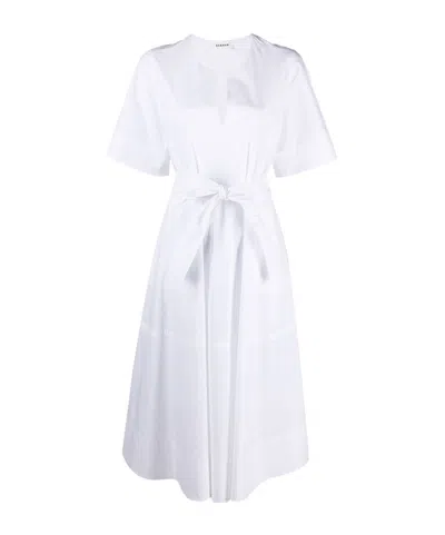 P.A.R.O.S.H CANYOX BELTED MAXI DRESS