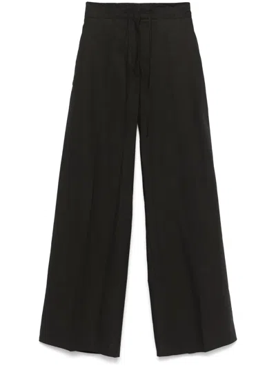 P.a.r.o.s.h Parosh Canyox Black Cotton Trousers