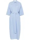 P.a.r.o.s.h Canyox Hemdkleid In Blau