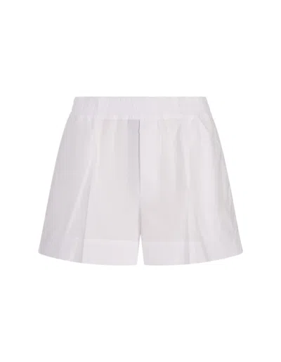 P.a.r.o.s.h Canyox Shorts In White Cotton