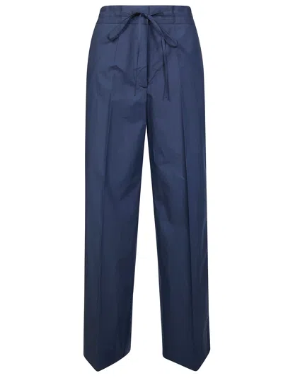 P.a.r.o.s.h Parosh Canyox Straight Leg Trousers In Blue
