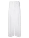 P.a.r.o.s.h . Canyox Straight Leg Trousers In White