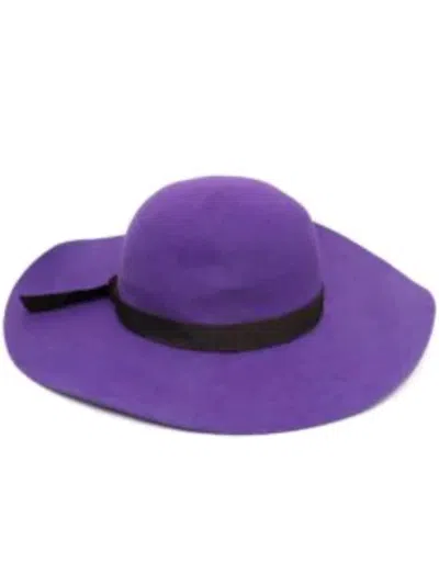 P.a.r.o.s.h . Cappello A Tesa Larga Viola In Purple