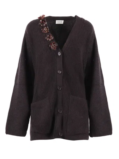 P.a.r.o.s.h . Cardigan In Brown
