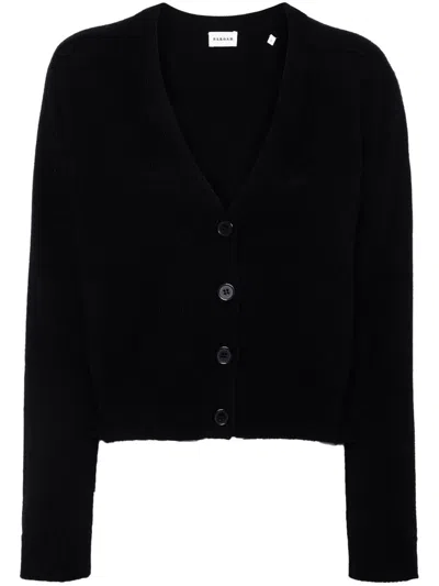 P.a.r.o.s.h Knitted Cardigan In Black