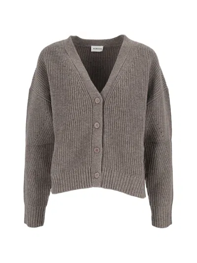 P.a.r.o.s.h Cardigan In Gray