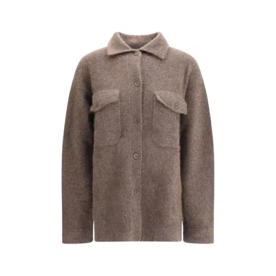 P.A.R.O.S.H CARDIGAN WITH CLASSIC COLLAR