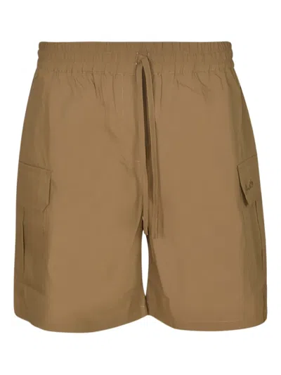 P.a.r.o.s.h Cargo-pocket Drawstring Shorts In Neutral