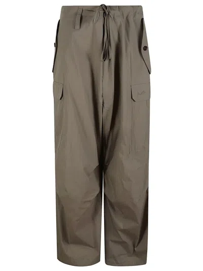 P.A.R.O.S.H CARGO-STYLE PANTS WITH RELAXED FIT AND DRAWSTRING WAIST