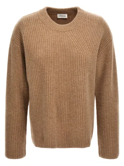 P.a.r.o.s.h . Cashmere Crewneck Sweater In Animal Print