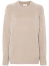 P.a.r.o.s.h . Raglan Sleeve Knit Sweater In Brown