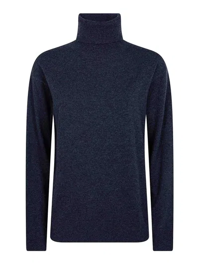 P.a.r.o.s.h Cashmere Turtle Neck Sweater In Grey