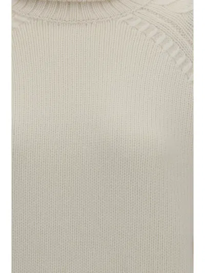 P.a.r.o.s.h . Cashmere Turtleneck Sweater In Cream