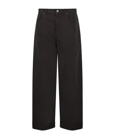P.a.r.o.s.h Casual Trousers With Belt Loops In Black