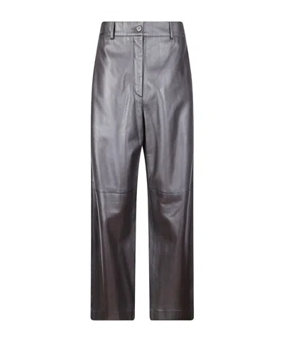 P.a.r.o.s.h Casual Trousers With Belt Loops In Gray