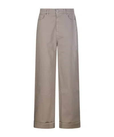 P.a.r.o.s.h Casual Trousers With Belt Loops In Brown
