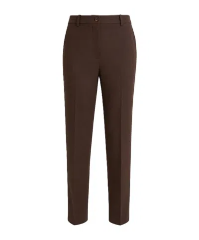 P.a.r.o.s.h Casual Trousers With Belt Loops In Brown