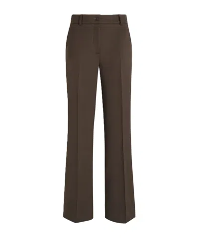 P.a.r.o.s.h Casual Trousers With Belt Loops In Brown
