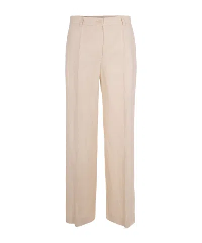 P.a.r.o.s.h Casual Trousers With Belt Loops In Neutral