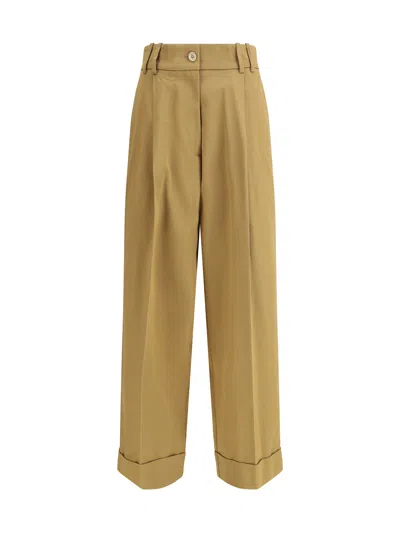 P.A.R.O.S.H CEDRO TROUSERS IN COTTON