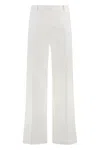 P.a.r.o.s.h Parosh Celebrity Wide-leg Trousers In White
