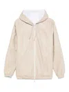 P.a.r.o.s.h Mitra Reversible Leather Zip-up Jacket In Light Pink