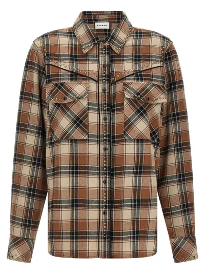 P.a.r.o.s.h . Check Western-inspired Shirt In Multi