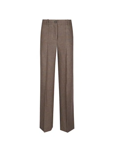 P.a.r.o.s.h Riley Tailored Wide-leg Viscose-blend Formal Pants In Multi