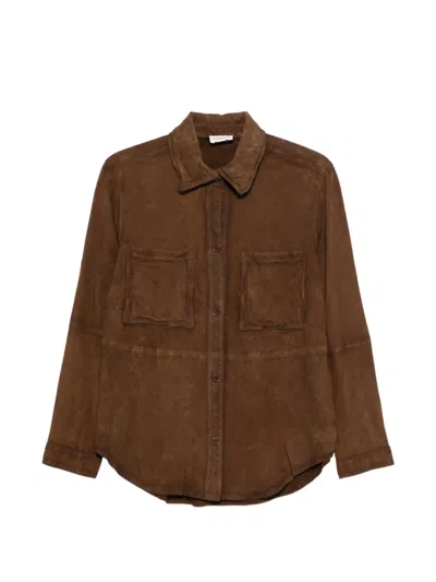 P.a.r.o.s.h Chest-pockets Shirt In Brown
