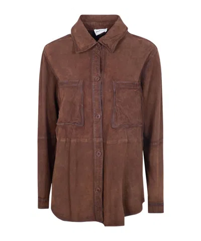 P.a.r.o.s.h Chest-pockets Shirt In Brown