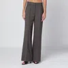 P.a.r.o.s.h . Chestnut-coloured Wool Blend Trousers In Brown