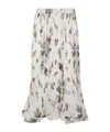 P.a.r.o.s.h P. A.r. O.s. H. Chifon Poly Fantasy Skirt In Multi