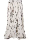 P.a.r.o.s.h Parosh Chifon Poly Fantasy Skirt
