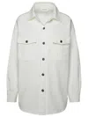 P.a.r.o.s.h . Ninja Cotton Shirt Pocket In White