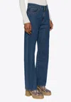 P.a.r.o.s.h Cigan Straight Denim Pants In Denim