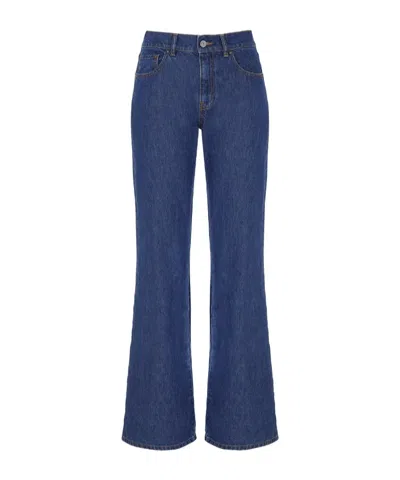 P.a.r.o.s.h Cigan Straight Jeans In Blue