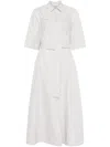 P.a.r.o.s.h Cioccolato Maxi Dress In Grey