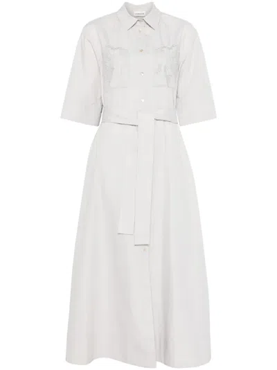 P.a.r.o.s.h Cioccolato Maxi Dress In Grey