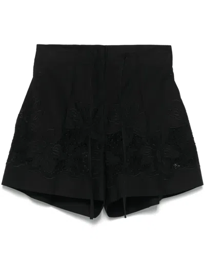 P.a.r.o.s.h Cioccolato Shorts In Black