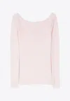 P.a.r.o.s.h Parosh Peach Cotton Cipria24 Sweater In Pink
