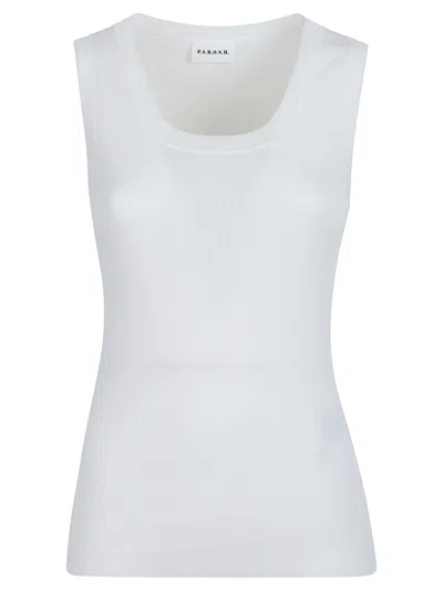 P.a.r.o.s.h Cipria25 Tank Top In White