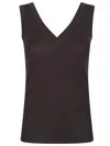 P.a.r.o.s.h Beaded Tank Top In Testa Di Moro