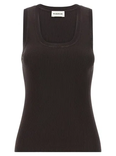 P.a.r.o.s.h Cipria26 Top In Brown