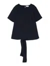 P.a.r.o.s.h Rear Tie-fastening Blouse In Blue