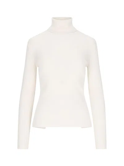 P.a.r.o.s.h Classic Turtleneck In Cream