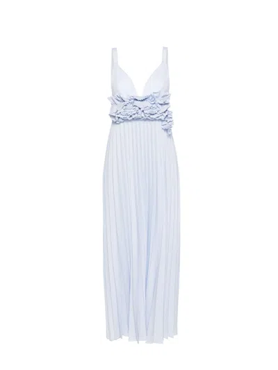 P.a.r.o.s.h Parosh Clear Blue Clothing Dresses In Azzurro